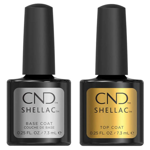 CND Shellac - Base and Top Coat 0.25 oz - Milky Beauty