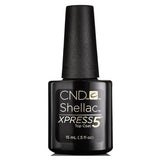 CND Shellac - XPress5 Top Coat 0.5 oz - Milky Beauty