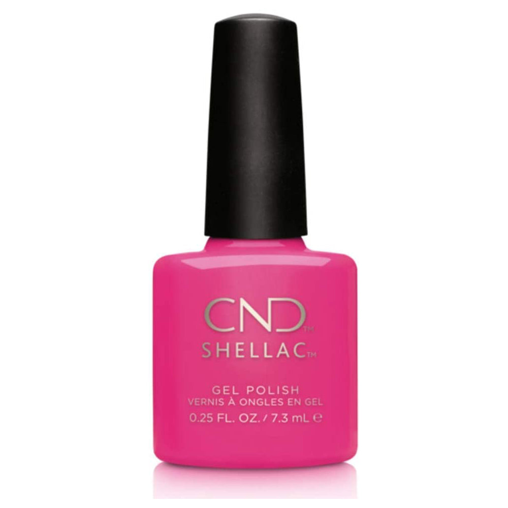 CND Shellac - Hot Pop Pink 0.25 oz - Milky Beauty