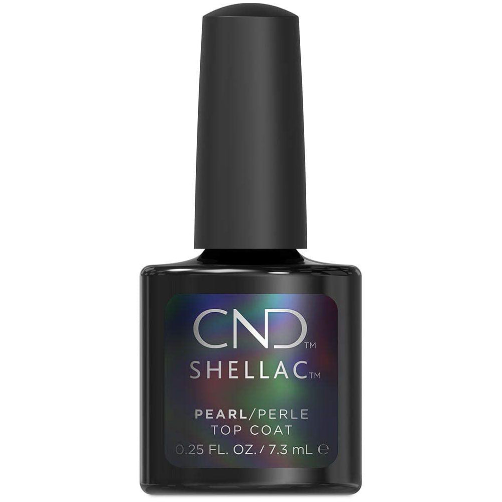 CND Shellac - Pearl Top Coat 0.25 oz - Milky Beauty