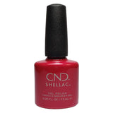 CND Shellac - Red Baroness 0.25 oz - Milky Beauty