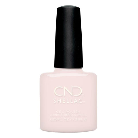 CND Shellac - Satin Slippers 0.25 oz - Milky Beauty