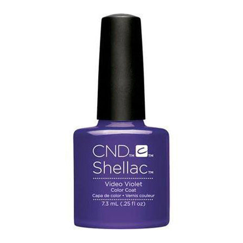 CND Shellac - Video Violet 0.25 oz - Milky Beauty