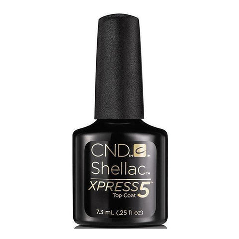 CND Shellac - Xpress5 Top Coat 0.25 oz - Milky Beauty