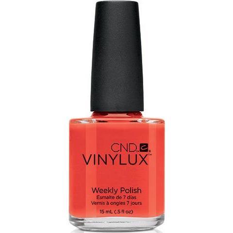 CND Vinylux - Electric Orange 0.5 oz - Milky Beauty