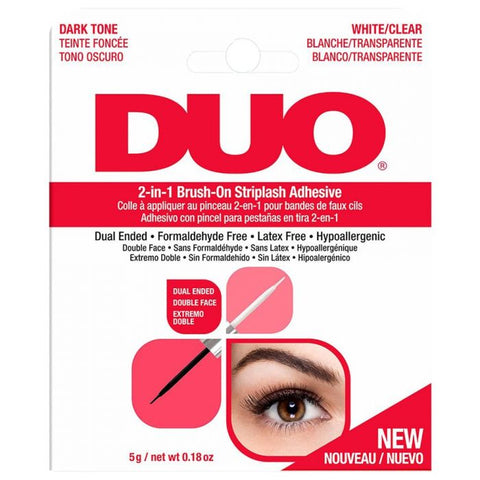 Duo 2-in-1 Brush-on Adhesive - Milky Beauty
