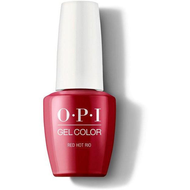 OPI Gel Color - Red Hot Rio 0.5 oz - GCA70 - Milky Beauty